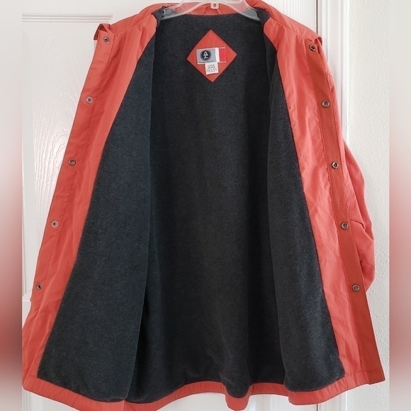 ARIZONA JEAN CO MENS JACKET ORANGE SZ L - Picture 5 of 9